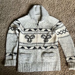 TNA Sea To Sky Cowichan Lambswool Sweater